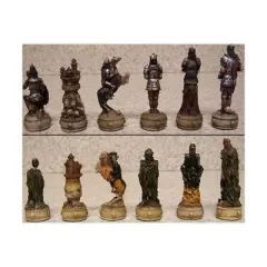 3" Skeleton Resin Chessmen Board Game