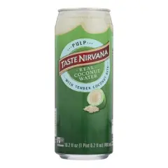 Taste Nirvana Coconut Water with Pulp - Case of 12/16.2 fz