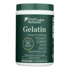 Great Lakes Wellness Culinary Gelatin Unflavored - Case of 1 - 16 oz