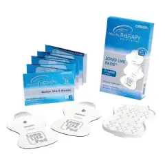 Omron&reg; ElectroTHERAPY TENS Long Life Pads&trade;, Large in White