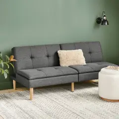 69" Tufted Dorm Futon Sofa - Room Essentials