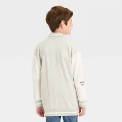 Boys' Varsity Captain's Jacket - Cat & Jack&trade; Heathered Gray