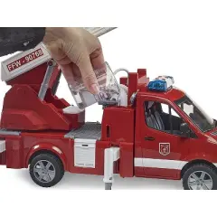 Bruder MB Sprinter Fire Engine w Ladder Water Pump & L/Smodule