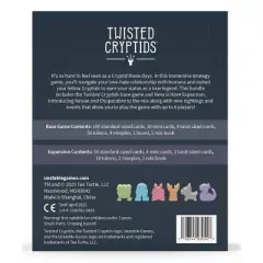 TeeTurtle Twisted Cryptids Board Game: Creative Thinking, 30-60 Min Play, 2-4 Players, Includes Cards & Tokens