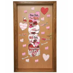 Eureka&reg; Dr. Seuss&trade; One Fish, Two Fish Valentine's Day Wish All-In-One Door Decor Kit