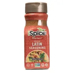iSpice | Latin Seasoning | 7.09 oz | Mixed Spice & Seasoning | Halal | Kosher | Non GMO | Vegan