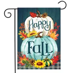 Briarwood Lane Garden Flag 12x18 For Outdoor Happy Fall Pumpkins Primitive For Fall Garden Flag Flags For Outside