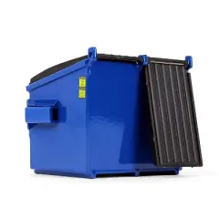 Refuse Trash Bin Blue 1/34 Diecast Model by First Gear