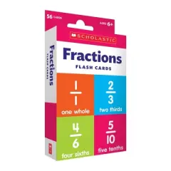 Scholastic Teaching Solutions Flash Cards: Fractions