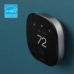 ecobee Smart Thermostat Premium: Wi-Fi, Voice Control, Energy Star, Apple HomeKit & Alexa Compatible, 7-Day Programmable