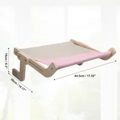 Unique Bargains Cat Window Perch 17.52"x14.17"x6.3"