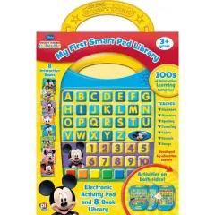 Pi Kids Disney Mickey Mouse Clubhouse My First Smart Pad Electronic Activity Pad and 8-Book Library Boxed Set