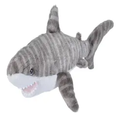 Wild Republic Cuddlekins Mini Tiger Shark Stuffed Animal, 8 Inches