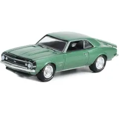 1967 Chevrolet Camaro SS 369 Mountain Green Metallic "Greenlight Muscle" Series 27 1/64 Diecast Model Car by Greenlight