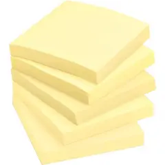 Post-it Notes Value Pack, 3" x 3", Canary Yellow, 24 Pads
