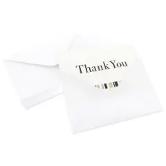Juvale 48-Count Bulk Colorful Stripe Thank You Cards with Envelopes, Thank You Notes, 6 Designs, 4 x 6 in