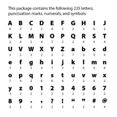 Creative Teaching Press&reg; Stylish Lime Green 4" Designer Letters, 235/Pack