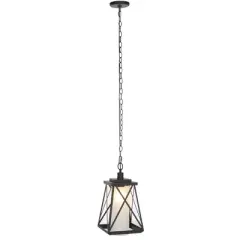 Braith 9.1" Outdoor Pendant - PLT7011 - Black - Safavieh