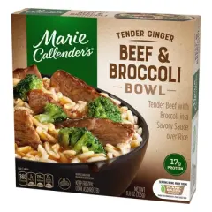 Marie Callender's Frozen Tender Ginger Beef & Broccoli Bowl - 11.8oz