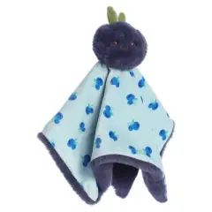 ebba Large Blueberry Luvster Precious Produce Snuggly Baby Stuffed Animal Blue 13"