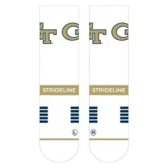 NCAA Georgia Tech Yellow Jackets Premium Knit Crew Socks - White