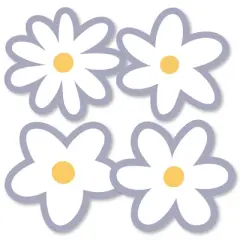 Big Dot of Happiness Purple Daisy Flowers - Decorations DIY Floral Party Essentials - Set of 20