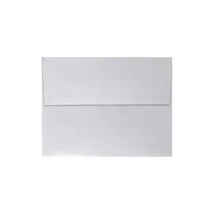 LUX A4 Invitation Envelopes (4 1/4 x 6 1/4) 50/Pack Silver Metallic (4872-06-50)