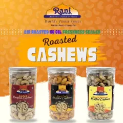 Rani Brand Authentic Indian Foods | Roasted Cashews Variety Pack