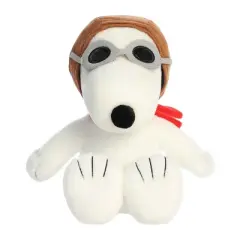 Aurora Large Flying Ace Peanuts Adorable Stuffed Animal White 12.5"