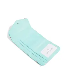 Vera Bradley Women's Outlet Cotton Mini Tri-Fold Wallet