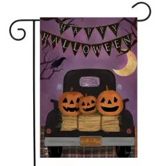 Briarwood Lane Garden Flag 12x18 For Outdoor Halloween Truck Primitive For Halloween Garden Flag Flags For Outside