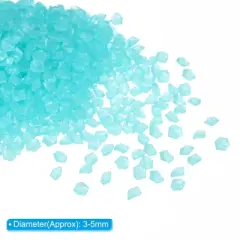 Unique Bargains Fish Tank Decoration Glow Pebbles 3-5mm 8000 Pcs