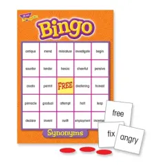 TREND Synonyms Bingo Game
