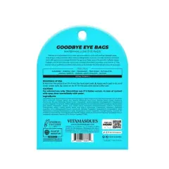 Vitamasques Goodbye Eye Bags Extra Coverage Hydrogel Eye - Marshmallow Mask - 0.24oz