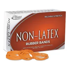 Alliance Non-Latex Rubber Bands Sz. 54 Orange Sizes 19/33/64 (Mix) 1lb Box 37546