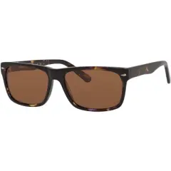 Ernest Hemingway 4723 Unisex Retro Polarized Sunglasses Tortoise Brown Gold/Amber Brown Polar-(Frame Width: 140mm|Lens Height: 45mm|Lens Width: 57mm)