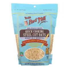 Bob's Red Mill Quick Cooking Steel Cut Oats - Case of 4/22 oz