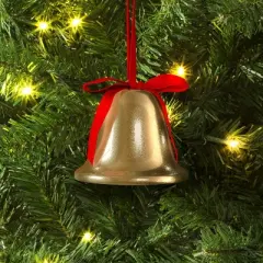 Christmas Metal Bell Ornament Gold - Wondershop&trade;