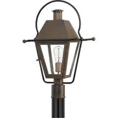 Quoizel Lighting Rue De Royal 1 - Light Post Light in  Industrial Bronze