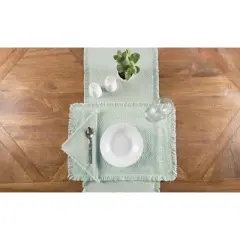 C&F Home Nora Sea Glass Table Runner 13" x 72"