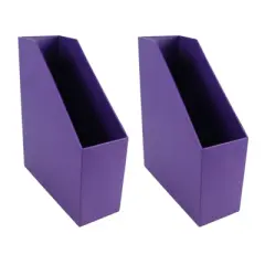 Romanoff Magazine File, Purple, Pack of 2