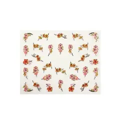 Wrapables Nail Art Self-Adhesive Nail Stickers 3D Nail Decals - Asian Inspired Cherry Blossoms, Bamboos & Cranes (3pk)