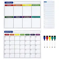 The Lakeside Collection Dry Erase Family Organizer Collection 7 Pieces