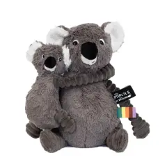 TriAction Toys Les Deglingos Ptipotos Trankilou the Koala Plush | Grey