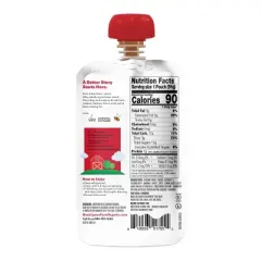 Once Upon a Farm Coconut Yogurt Alternative Strawberry Banana Organic Snack Pouch - 3.2oz