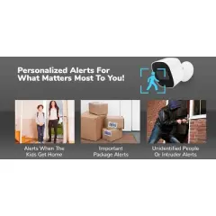 EDENN AI-Powered Smart Security Camera &ndash; Indoor/Outdoor Surveillance with Motion Detection, Night Vision & Real-Time Alerts