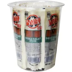 Trail's Best 1oz Double Salami 15-ct Tubs - 4 Tubs