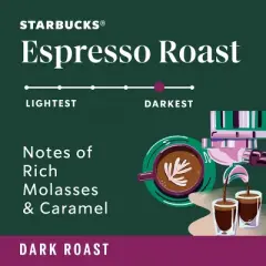 Starbucks Espresso Roast Dark Ground Coffee - 12oz