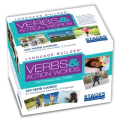 Stages Learning Materials Language Builder Picture Cards, Verbs