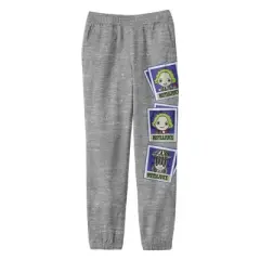 Beetlejuice Polaroids Youth Athletic Gray Graphic Sweatpants